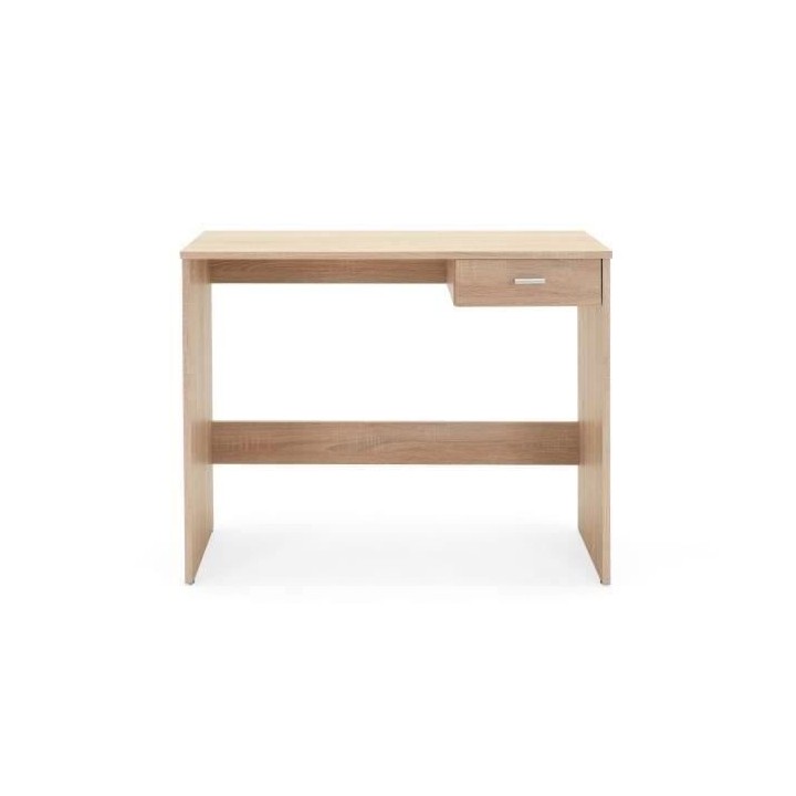 Bureau Fritz 30 - Panneaux de particules - Décor chene sonoma - 89 x
