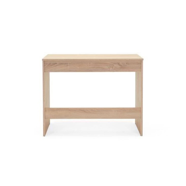 Bureau Fritz 30 - Panneaux de particules - Décor chene sonoma - 89 x