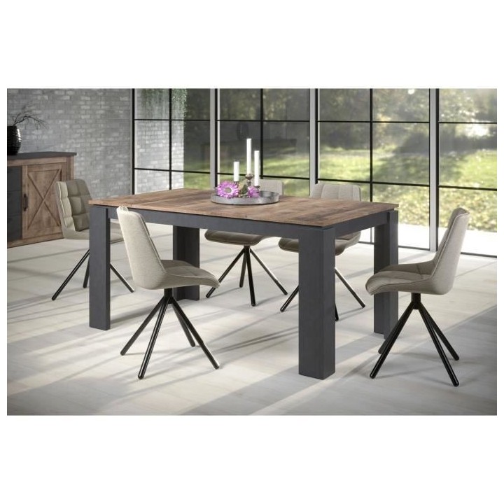 Table a manger extensible 160/200 x 77 x 90 cm - TRELLEBORG - Rectangu