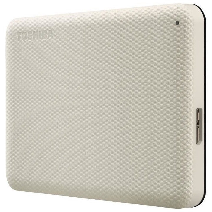 Disque dur externe - TOSHIBA - CANVIO ADVANCE - 2 To - Blanc - Logicie