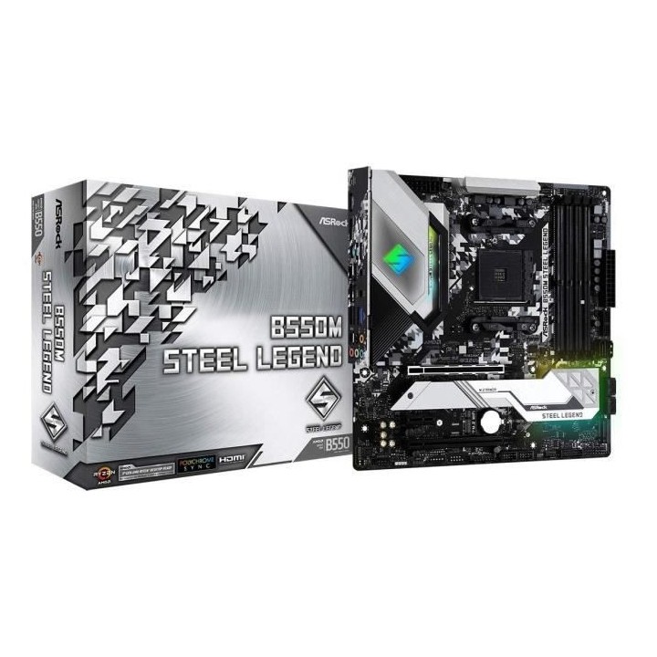 ASROCK Carte mere B550M Steel Legend
