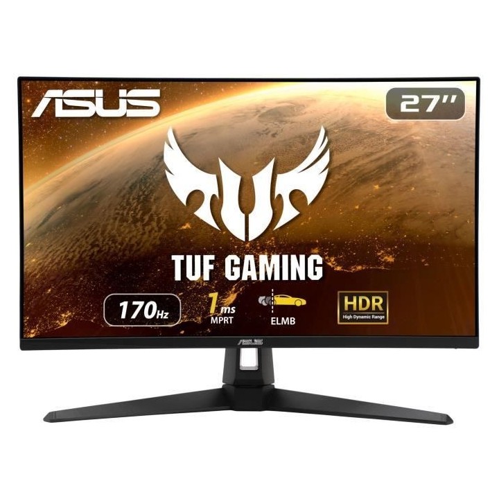 Écran PC Gamer ASUS TUF VG27AQ1A - 27 - IPS - WQHD (2560x1440) - 1ms