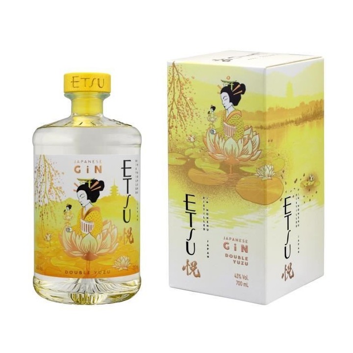 Etsu - Double Yuzu - Gin - 70 cl - 43,0% Vol.