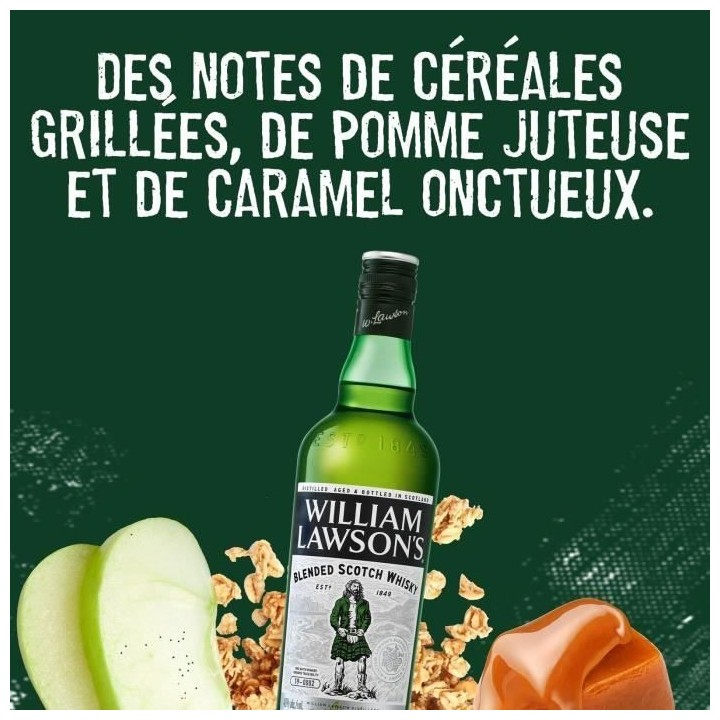 Whisky William Lawson's - Blended whisky - Ecosse - 40%vol - 70cl