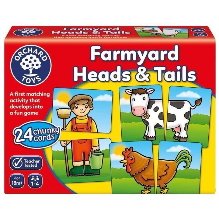 Jeu de paires La basse-cour ORCHARD - Pour enfant de 18 mois et plus -