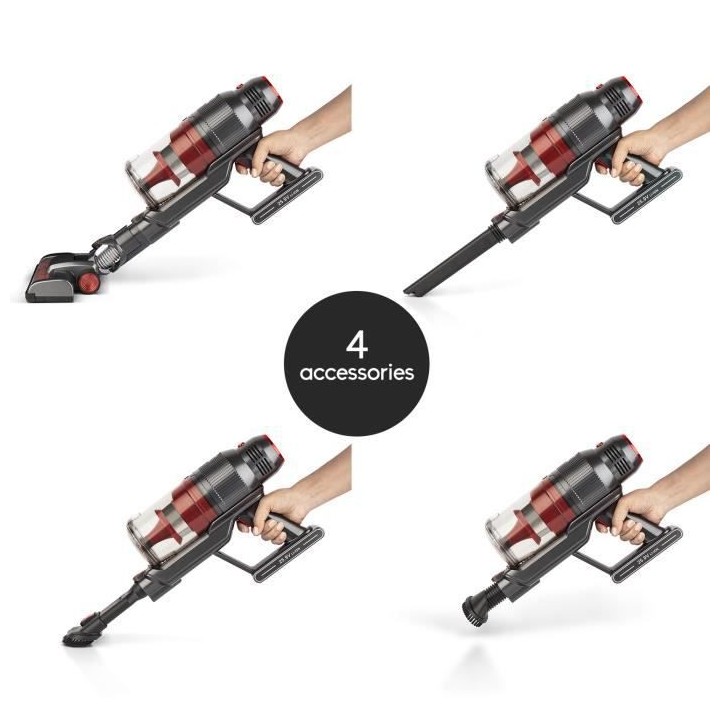 HKoeNIG UPX18 Aspirateur balai 2 en 1 sans fil FullPower - 220W - Auto