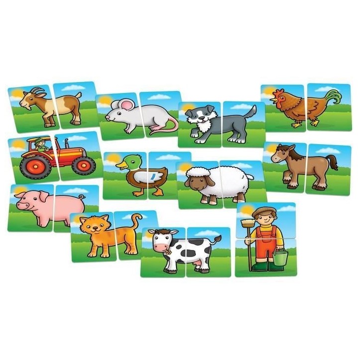 Jeu de paires La basse-cour ORCHARD - Pour enfant de 18 mois et plus -