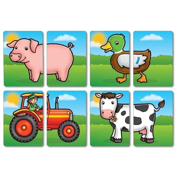 Jeu de paires La basse-cour ORCHARD - Pour enfant de 18 mois et plus -