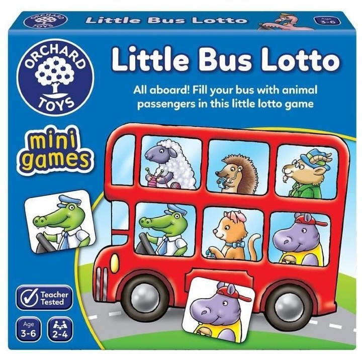 Orchard Toys Little Bus Lotto - Jeu de loterie - ORCHARD