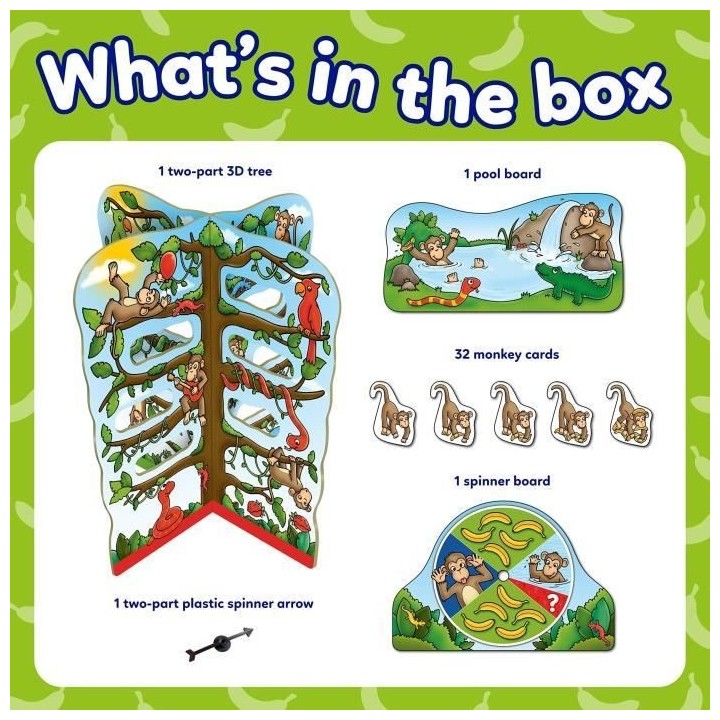 Orchard Toys Cheeky Monkeys a Luck Game