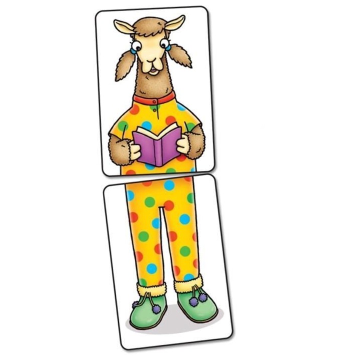 Orchard Toys Llamas in Pyjamas MiniTravel Game, Multi, One Size