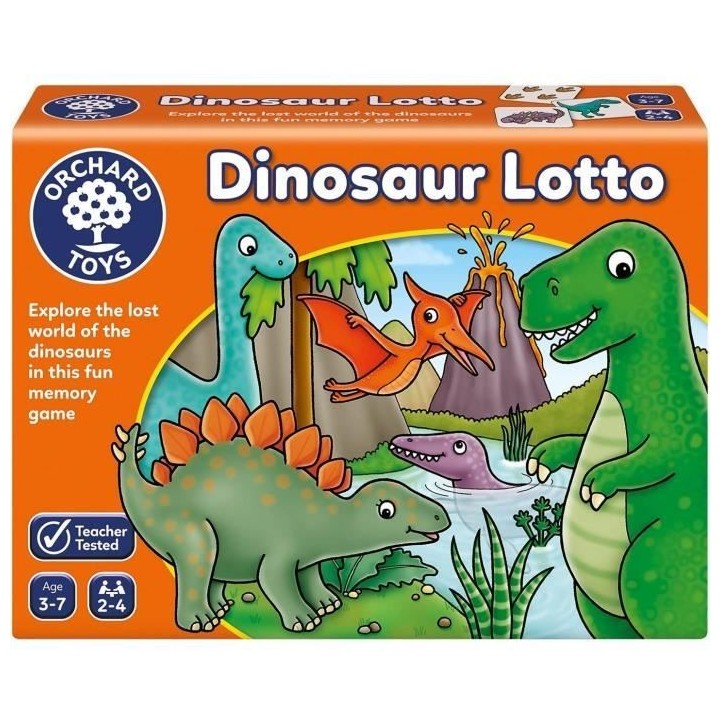 Orchard Toys Dinosaur Lotto Childrens Game, Multi, One Size