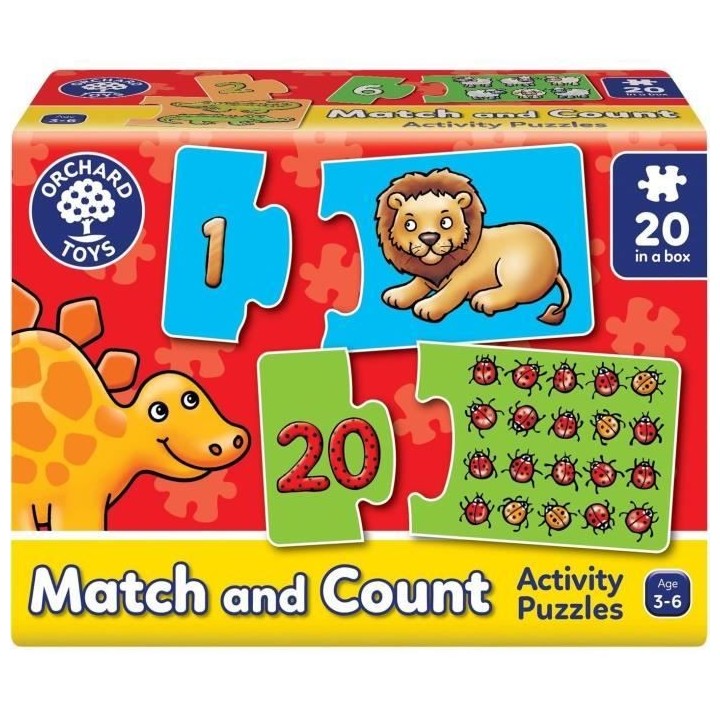 Puzzle astucieux - ORCHARD - Faire correspondre et compter
