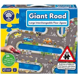 Giant route Road - Puzzle - ORCHARD - 20 grosses pieces interchangeabl