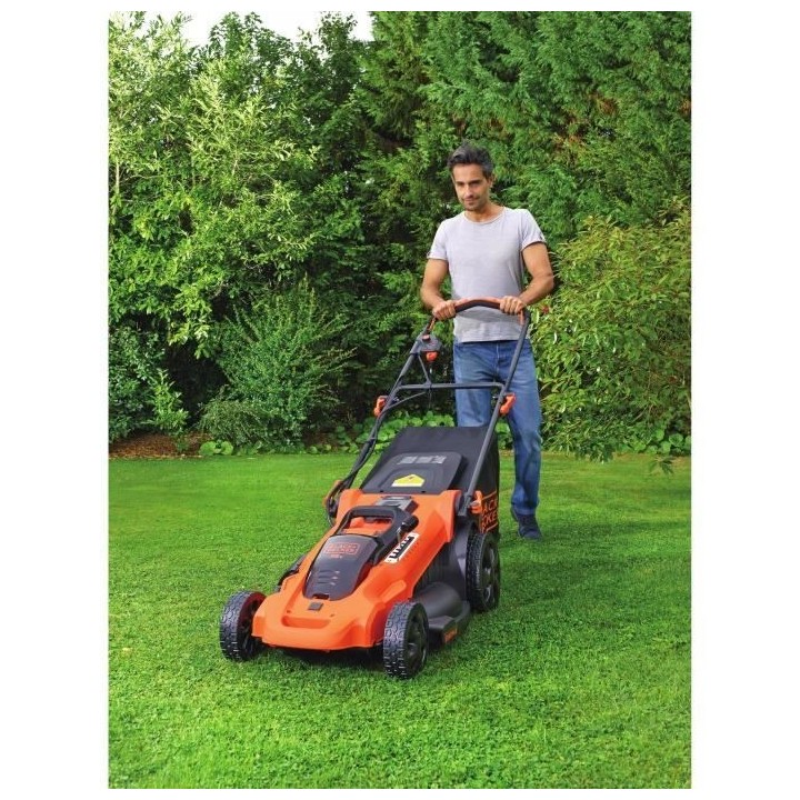 Tondeuse a Gazon Electrique Sans Fil 36V CLMA4820L2-QW - BLACK+DECKER