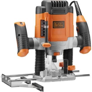 Défonceuse filaire 1200W BLACK+DECKER (Livrée avec 7 Accessoires) -