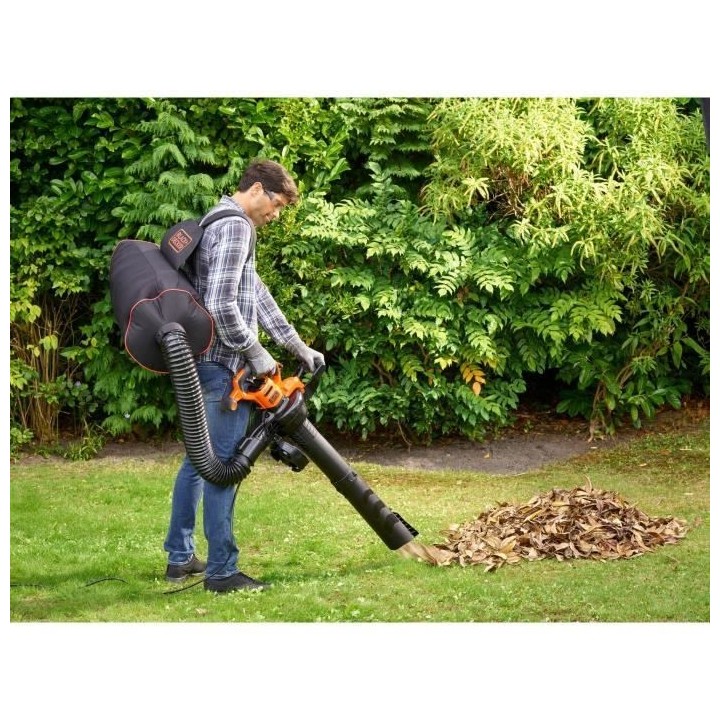 Aspirateur Souffleur Électrique a Fil BEBLV300-QS - BLACK+DECKER - 3E