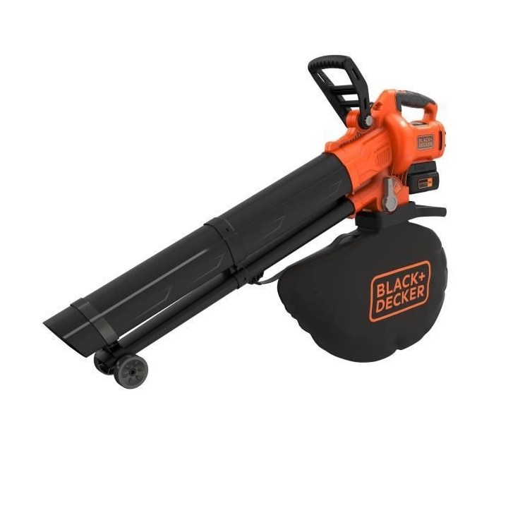 Aspirateur-souffleur-broyeur BLACK+DECKER 36V - Avec batterie et charg
