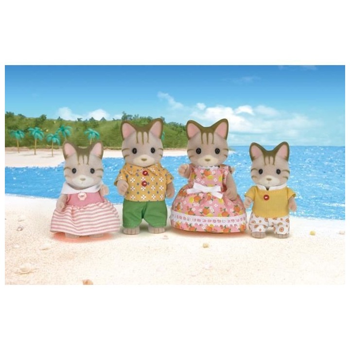 SYLVANIAN FAMILIES - 5180 - Famille Chat Tigre - Les Familles - Articu