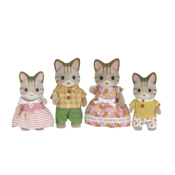 SYLVANIAN FAMILIES - 5180 - Famille Chat Tigre - Les Familles - Articu