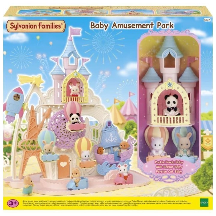 Parc d'attraction féérique - SYLVANIAN FAMILIES - 5645 - 4 univers m