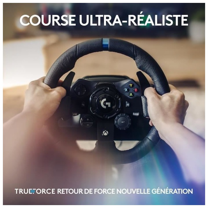LOGITECH G - Volant G923 Compatible Xbox SERIES X - Xbox One et PC
