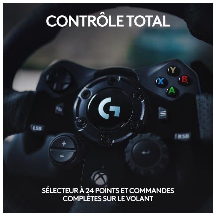 LOGITECH G - Volant G923 Compatible Xbox SERIES X - Xbox One et PC