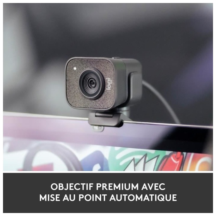 StreamCam - LOGITECH G - Webcam pour Streaming - YouTube et Twitch - F