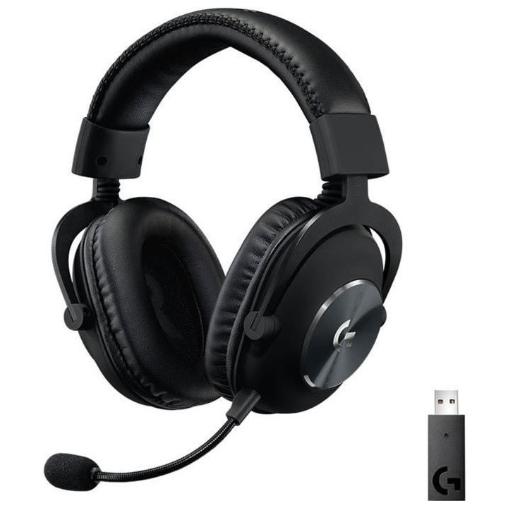 Casque Gaming - Sans fil - LOGITECH G - PRO X GAMING WIRELESS - Noir