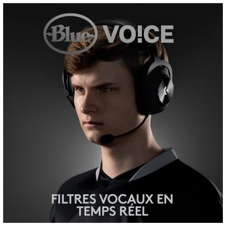 Casque Gaming - Sans fil - LOGITECH G - PRO X GAMING WIRELESS - Noir