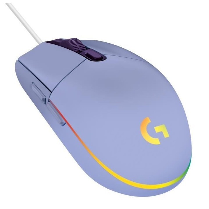Souris Gaming Filaire - LOGITECH G - G203 - LIGHTSYNC - RGB - Couleur