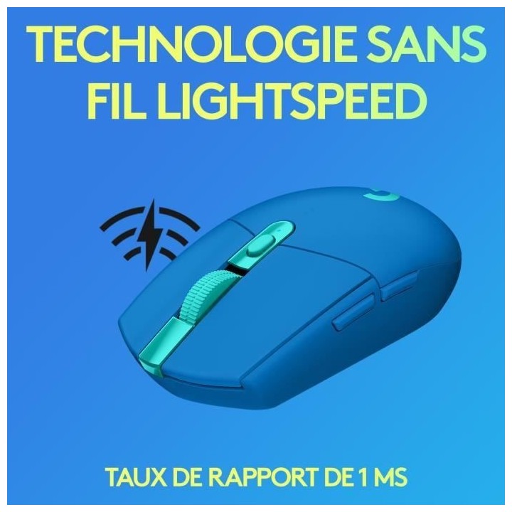 Souris Gaming Sans Fil - LOGITECH G - G305 - LIGHTSPEED - Autonomie 25