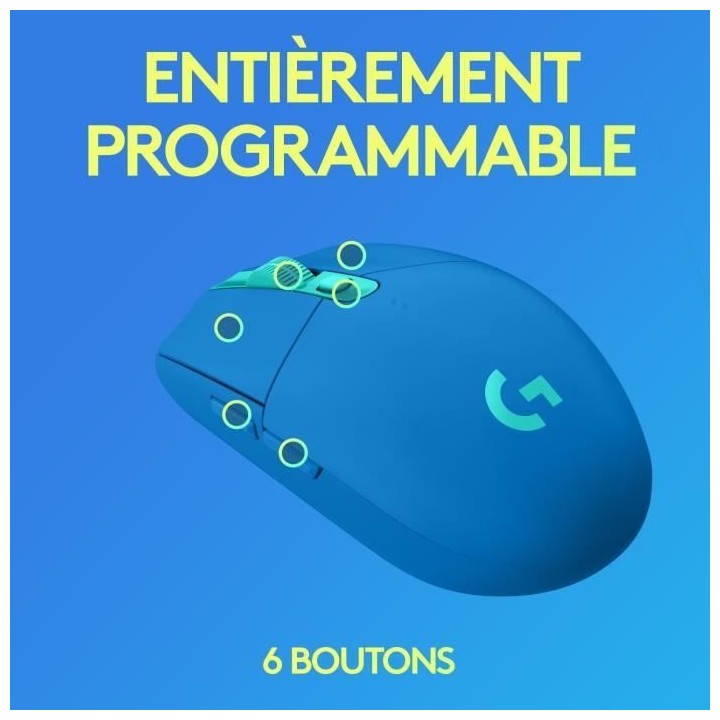 Souris Gaming Sans Fil - LOGITECH G - G305 - LIGHTSPEED - Autonomie 25