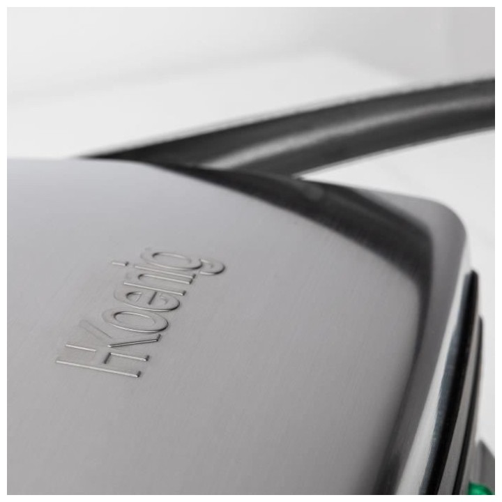 H.KoeNIG GR20 - Grille-viande électrique mutlifonction - Inox