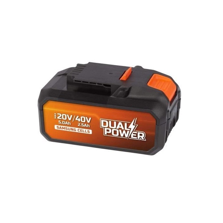 Batterie 2x20V 2,5Ah Li-ion pour outil Dual Power POWDP9037 - DUAL POW