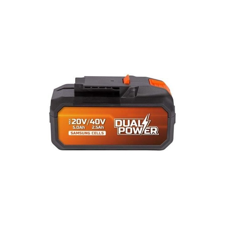 Batterie 2x20V 2,5Ah Li-ion pour outil Dual Power POWDP9037 - DUAL POW