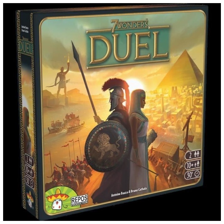 Asmodée - Repos Production - 7 Wonders : Duel - Unbox Now- Jeu de soc