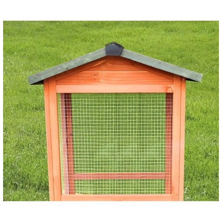 Cage a oiseaux TITI - 65x65x165cm - Bois