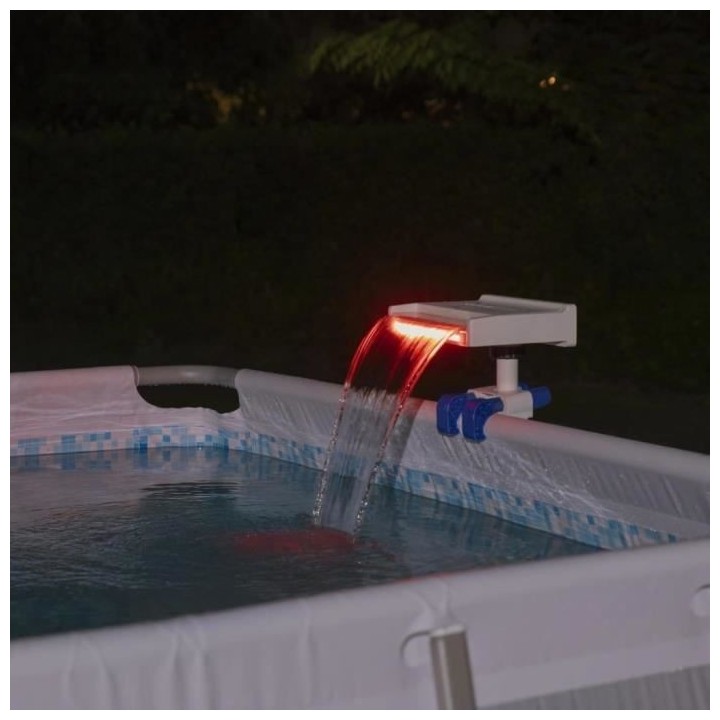 Cascade a LED apaisante Flowclear 92876 - Bestway - Fontaine pour pisc