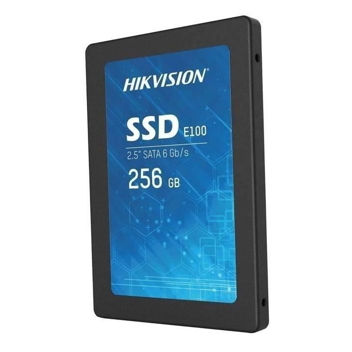 SSD Interne - HIKVISION - 2.5 256 Go E100 SATA 6.0Gbps SATA-III 3D TLC