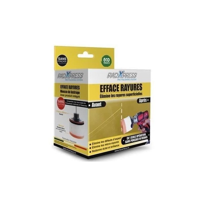 Efface Rayures - PADXPRESS - Elimine les rayures superficielles - Ø12