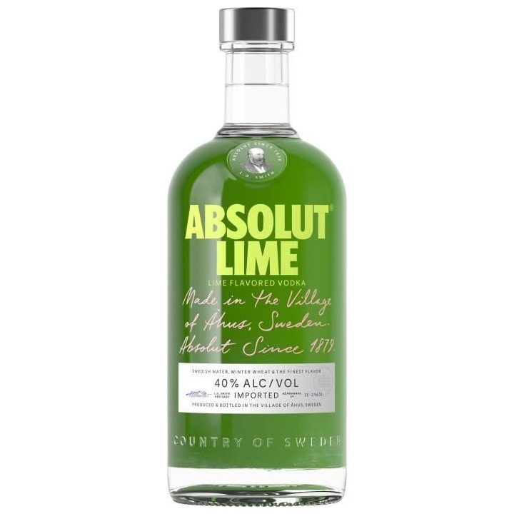 Absolut - Lime - Vodka aromatisée - 40,0% Vol. - 70cl
