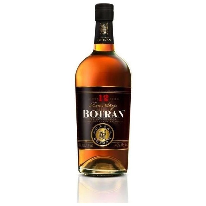 Botran 12 ans - Rhum de mélasse - Guatemala - 40%vol - 70cl