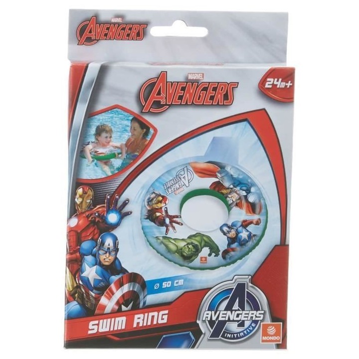 Bouée Avengers - Mondo - Diametre 50cm - Pour enfants a partir de 10