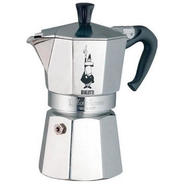 Cafetiere Italienne BIALETTI - Moka Express - Aluminium - 4 Tasses