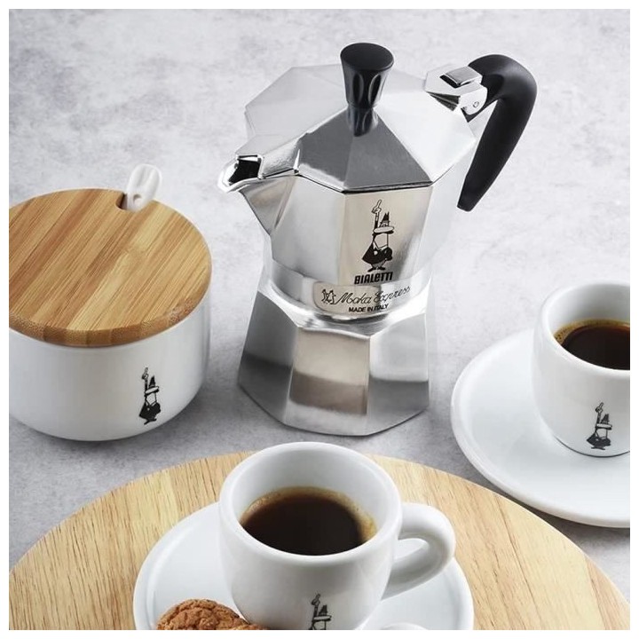 Cafetiere Italienne BIALETTI - Moka Express - Aluminium - 4 Tasses