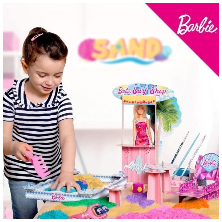 Coffret de sable magique - Barbie coffret Sand & Surf - LISCIANI
