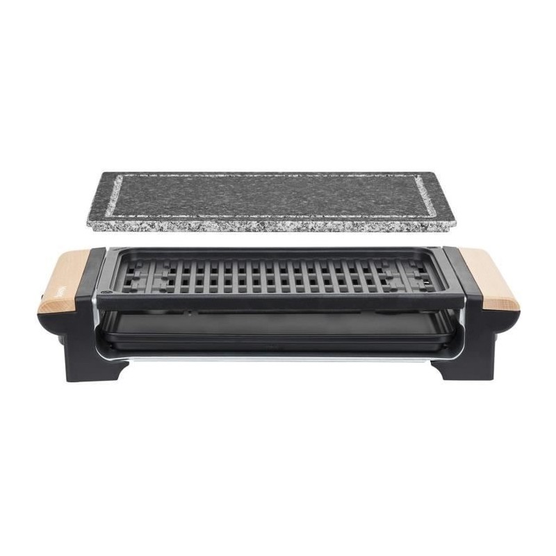 H.KoeNIG RP320 - Grill et pierre a cuire 2 en 1 - 1300 W