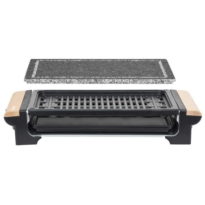 H.KoeNIG RP320 - Grill et pierre a cuire 2 en 1 - 1300 W