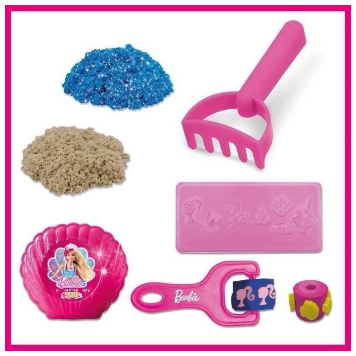 Coffret de sable magique - Barbie coffret Sand & Surf - LISCIANI